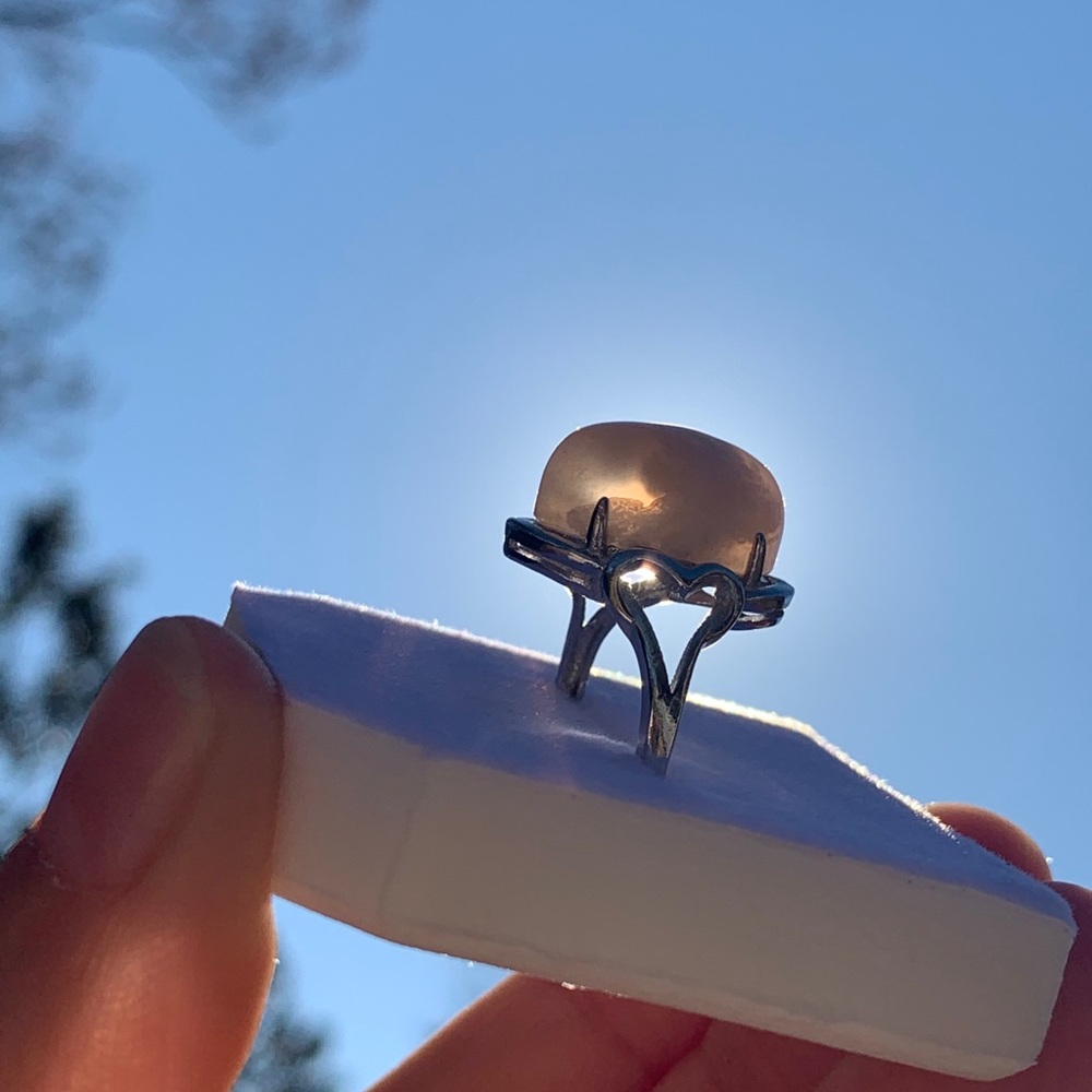 Flower Agate ring - Picture 8 of 8